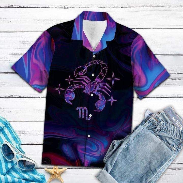 Felacia [Hawaii Shirt] Amazing Scorpio Horoscope Hawaiian Shirt Zodiac Birthday Gifts-ZX1956